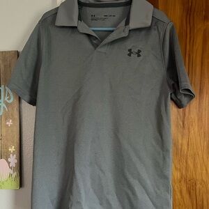 Under Armour Men's Polo in Charcoal